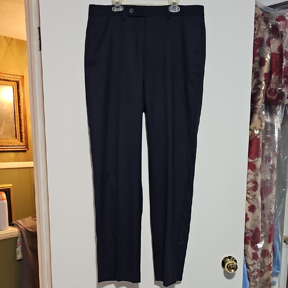 Ralph Lauren Men's Classic Navy Dress Pants Sz 33 X 32